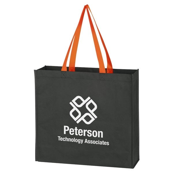 Non-Woven Tote Bag.  Made of 80 Gram Non-Woven, Coated Water-Resistant... from ASI 61125 Hit Promotional Products / Hit®