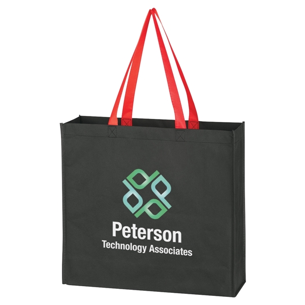 Non-Woven Tote Bag.  Made of 80 Gram Non-Woven, Coated Water-Resistant... from ASI 61125 Hit Promotional Products / Hit®