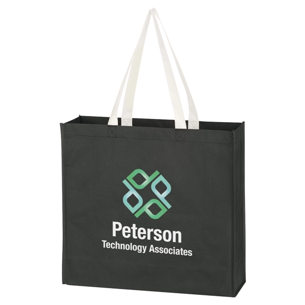 Non-Woven Tote Bag.  Made of 80 Gram Non-Woven, Coated Water-Resistant... from ASI 61125 Hit Promotional Products / Hit®