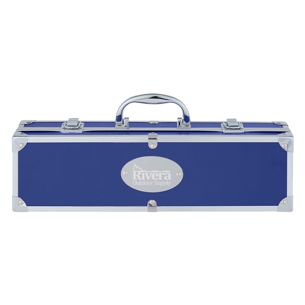 BBQ set in aluminum case.... from ASI 61125 Hit Promotional Products / Hit®