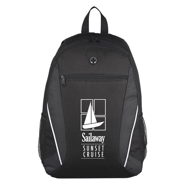 Homerun Backpack. Made of 600 Denier Polyester. Adjustable Shoulder Strap &... from ASI 61125 Hit Promotional Products / Hit®
