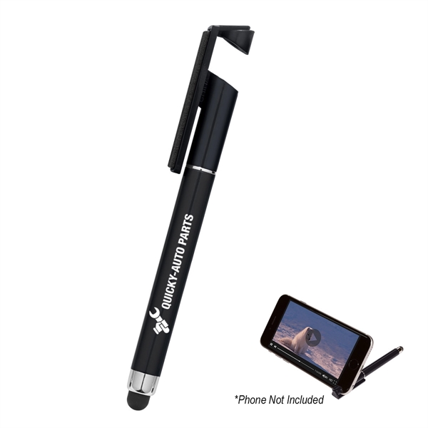 Stylus Pen with Phone Stand and Screen Cleaner... from ASI 61125 Hit Promotional Products / Hit®