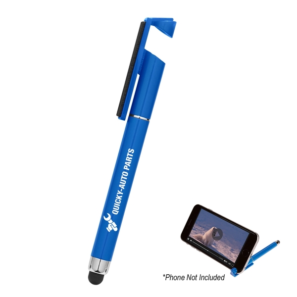 Stylus Pen with Phone Stand and Screen Cleaner... from ASI 61125 Hit Promotional Products / Hit®