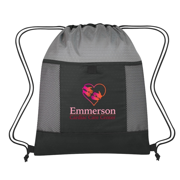 Honeycomb Ripstop Drawstring Bag.  Made of 420 Denier Ripstop. ... from ASI 61125 Hit Promotional Products / Hit®