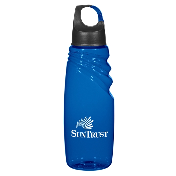 24 Oz. Crest Carabiner Sports Bottle. AS Material.  Screw On,... from ASI 61125 Hit Promotional Products / Hit®