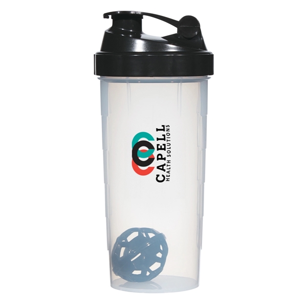 24 Oz. Shake-It-Up Bottle. Snap-On, Spill-Resistant Flip-Top Lid.  Single Wall... from ASI 61125 Hit Promotional Products / Hit®