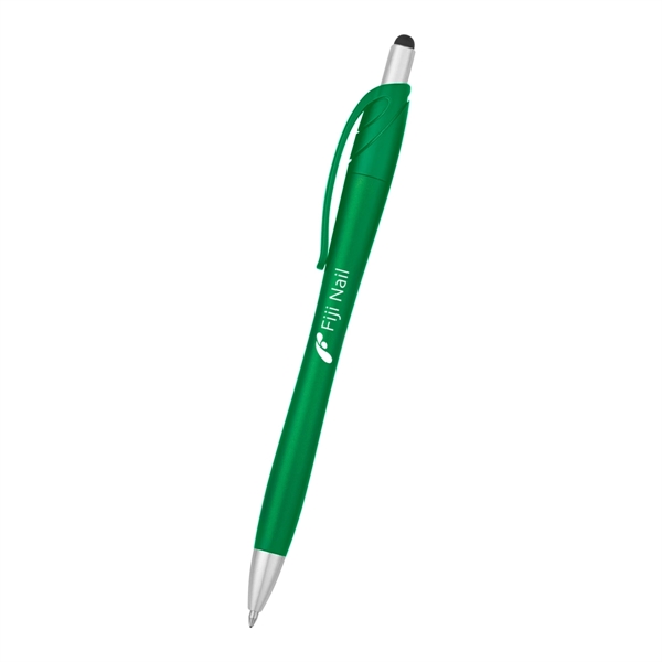 Evolution Stylus Pen.  Plunger Action and Stylus on Top.... from ASI 61125 Hit Promotional Products / Hit®
