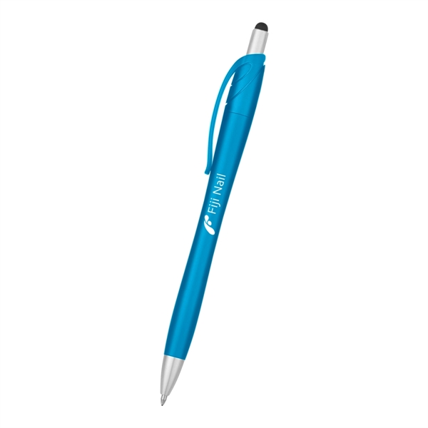 Evolution Stylus Pen.  Plunger Action and Stylus on Top.... from ASI 61125 Hit Promotional Products / Hit®