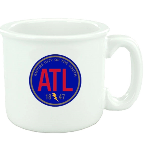 15 oz. white stoneware mug.... from ASI 46573 Cooper & Clement Inc