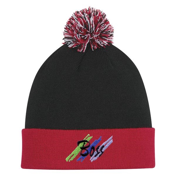 Knit Pom Beanie With Cuff... from ASI 61125 Hit Promotional Products / Hit®
