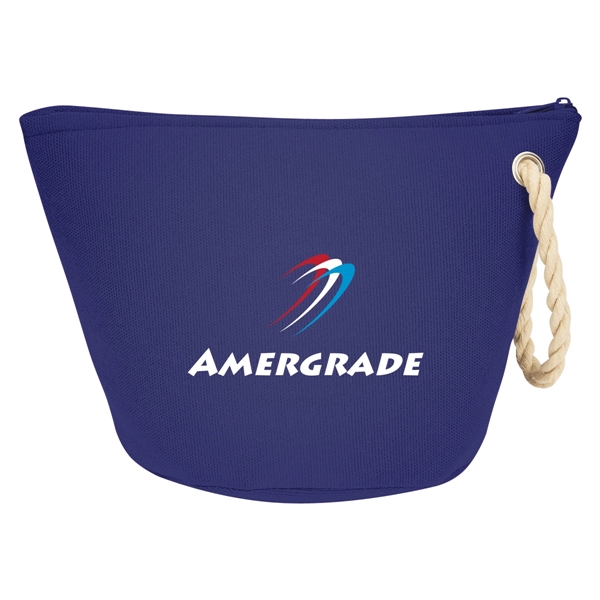 600D polyester cosmetic bag with rope strap... from ASI 61125 Hit Promotional Products / Hit®