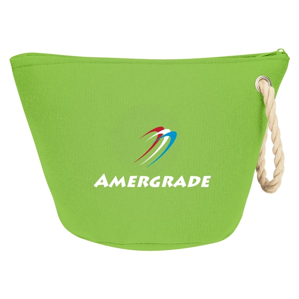 600D polyester cosmetic bag with rope strap... from ASI 61125 Hit Promotional Products / Hit®
