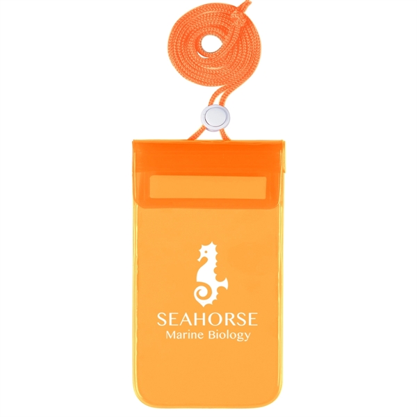 Waterproof pouch with adjustable neck cord.... from ASI 61125 Hit Promotional Products / Hit®