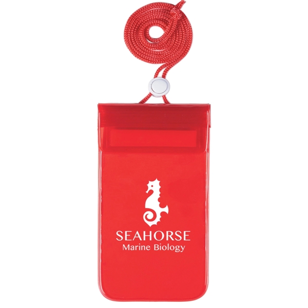 Waterproof pouch with adjustable neck cord.... from ASI 61125 Hit Promotional Products / Hit®