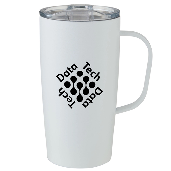 20 oz. insulated stainless steel travel mug with copper lining, double... from ASI 52840 Evans Manufacturing