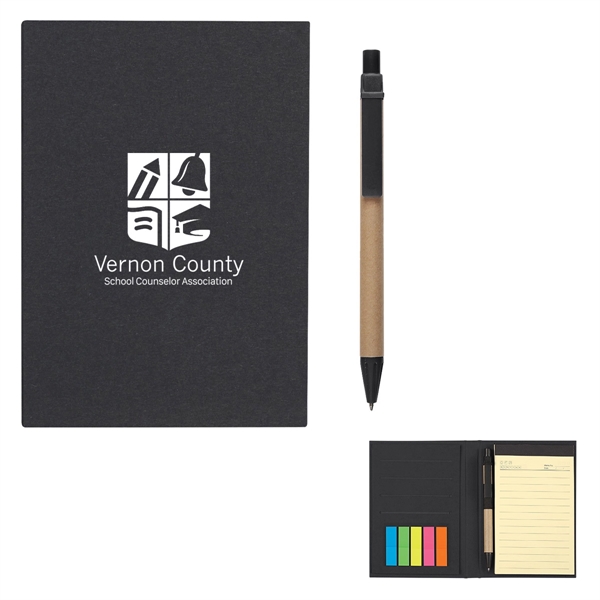 MeetingMate Notebook With Pen And Sticky Flags Matching Pen Has Paper... from ASI 61125 Hit Promotional Products / Hit®