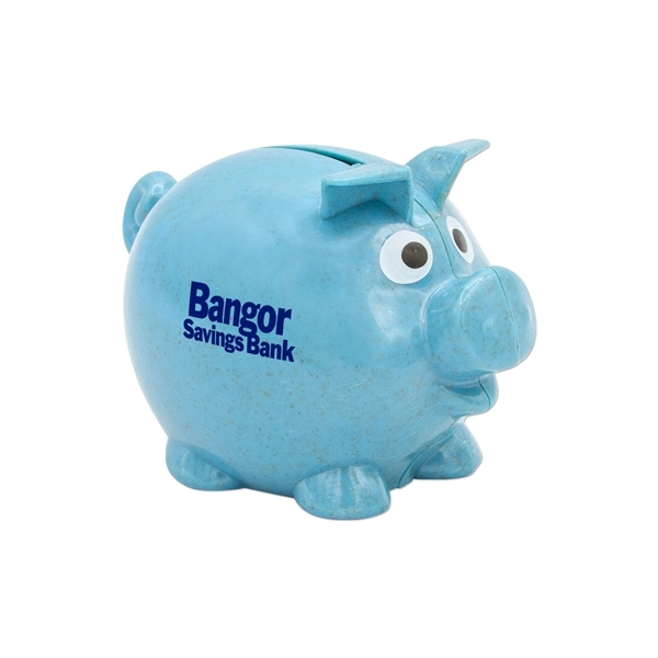 4" x 2 3/4" wheat piggy bank with customization.... from ASI 98360 WOWLine / WOWLine®