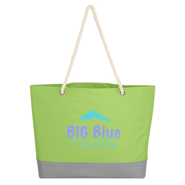 Polyester tote bag with rope handles... from ASI 61125 Hit Promotional Products / Hit®