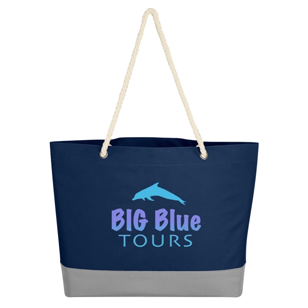 Polyester tote bag with rope handles... from ASI 61125 Hit Promotional Products / Hit®