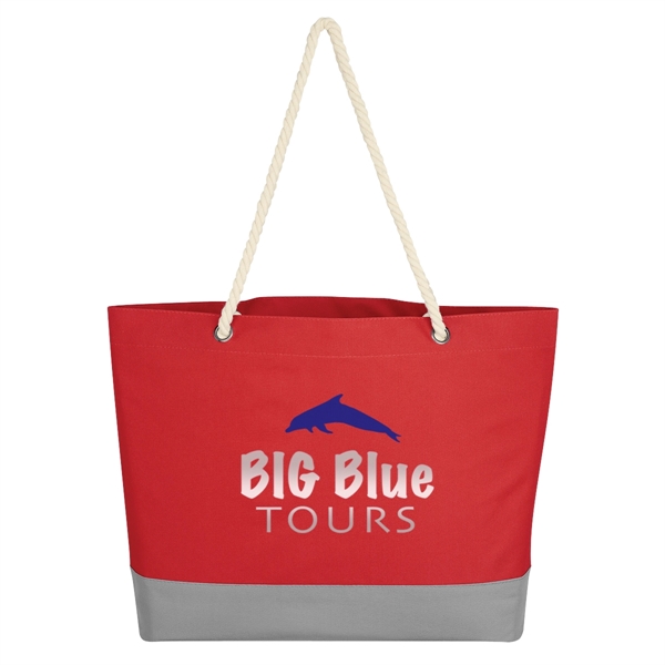 Polyester tote bag with rope handles... from ASI 61125 Hit Promotional Products / Hit®