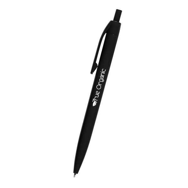 Glossy solid color plunger action pen... from ASI 61125 Hit Promotional Products / Hit®