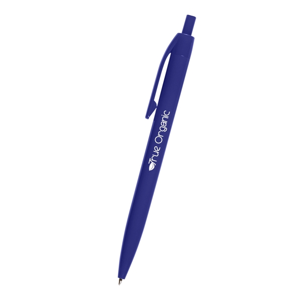 Glossy solid color plunger action pen... from ASI 61125 Hit Promotional Products / Hit®