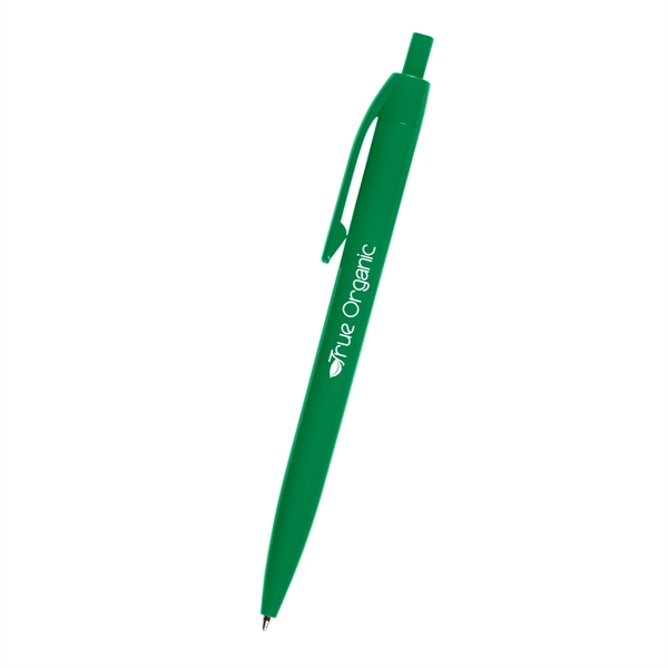 Glossy solid color plunger action pen... from ASI 61125 Hit Promotional Products / Hit®