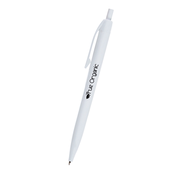 Glossy solid color plunger action pen... from ASI 61125 Hit Promotional Products / Hit®