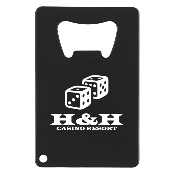 Credit Card Shaped Bottle Opener Lightweight Metal Bottle Opener Flat Shape... from ASI 61125 Hit Promotional Products / Hit®