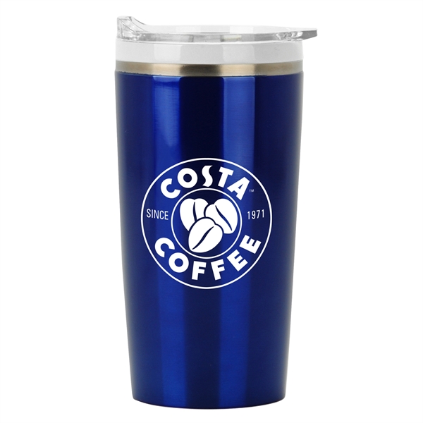 7" x 2.9" double wall vacuum-insulated stainless steel 20 ounce tumbler... from ASI 90807 Tekweld