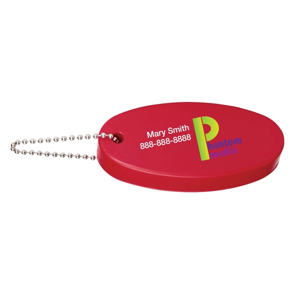 Floating foam stress reliever key chain with bead chain attachment.... from ASI 61125 Hit Promotional Products / Hit®