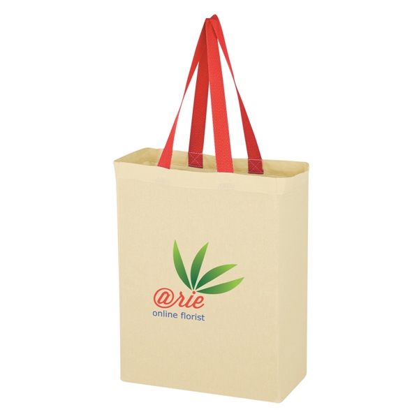 Tote bag for groceries made of natural cotton canvas.... from ASI 61125 Hit Promotional Products / Hit®