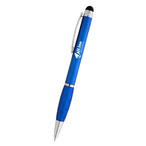 Twist-action ballpoint pen with stylus on one end... from ASI 61125 Hit Promotional Products / Hit®