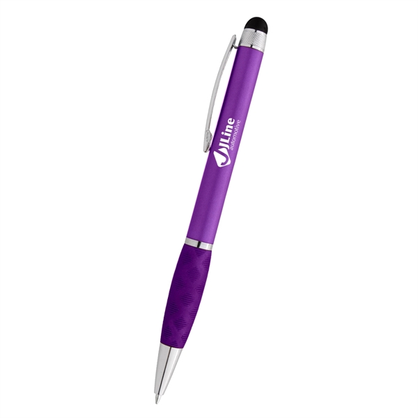 Twist-action ballpoint pen with stylus on one end... from ASI 61125 Hit Promotional Products / Hit®