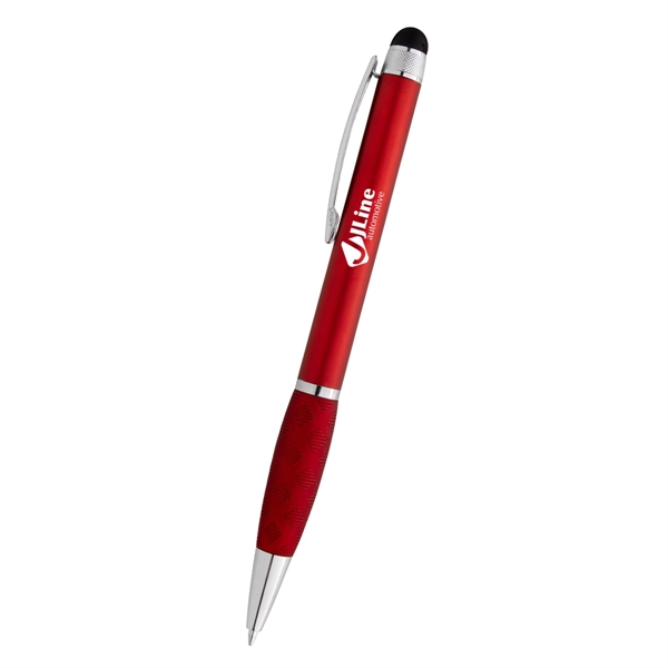 Twist-action ballpoint pen with stylus on one end... from ASI 61125 Hit Promotional Products / Hit®