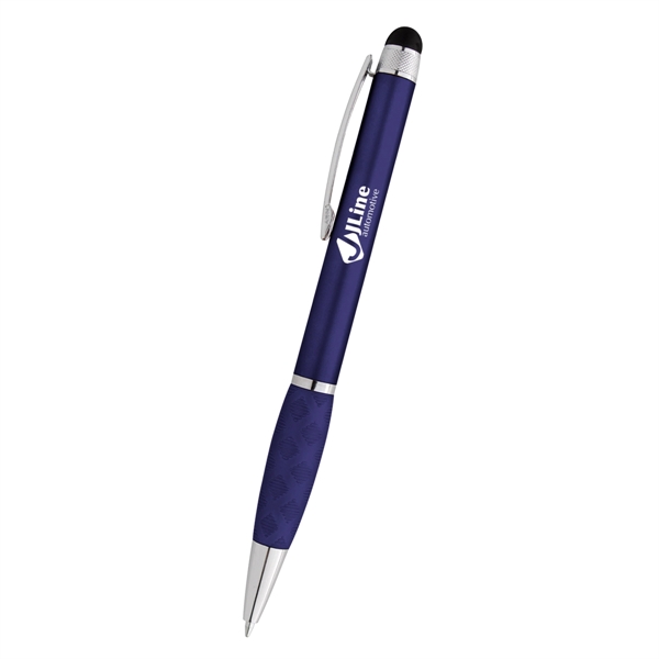 Twist-action ballpoint pen with stylus on one end... from ASI 61125 Hit Promotional Products / Hit®