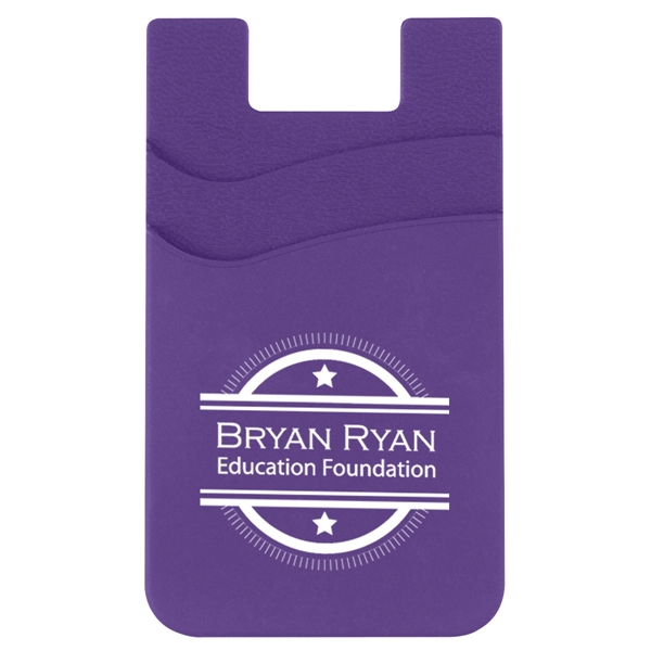 Silicone phone wallet with multiple pockets... from ASI 61125 Hit Promotional Products / Hit®