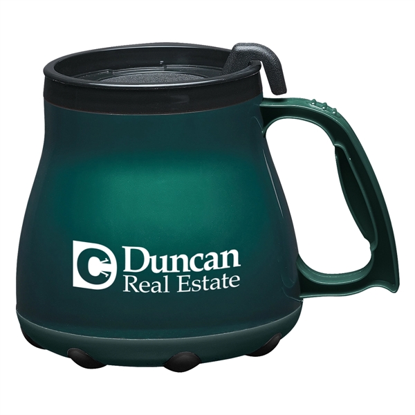 16 Oz. Low Rider Desk Mug. Double Wall Construction For Insulation... from ASI 61125 Hit Promotional Products / Hit®