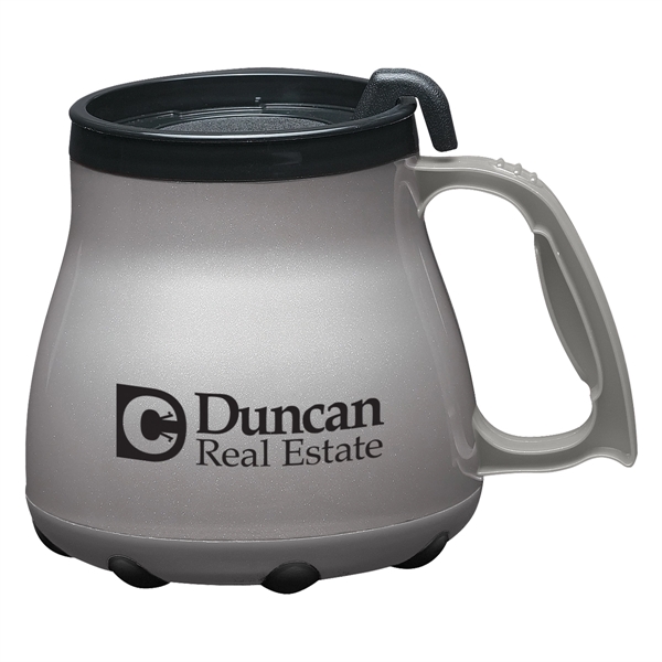 16 Oz. Low Rider Desk Mug. Double Wall Construction For Insulation... from ASI 61125 Hit Promotional Products / Hit®