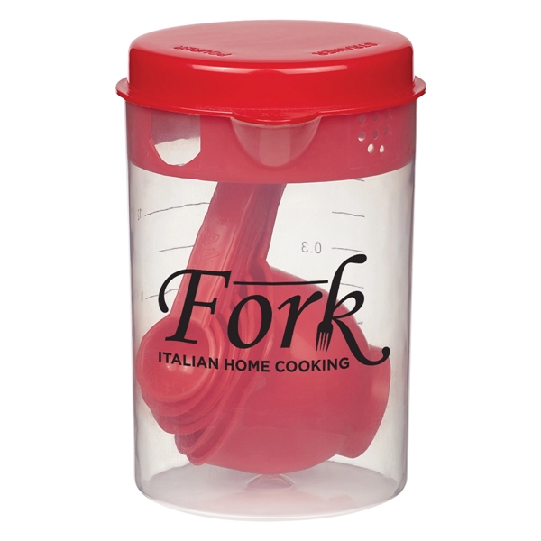 7 piece BPA free measuring set that stores within itself.... from ASI 61125 Hit Promotional Products / Hit®