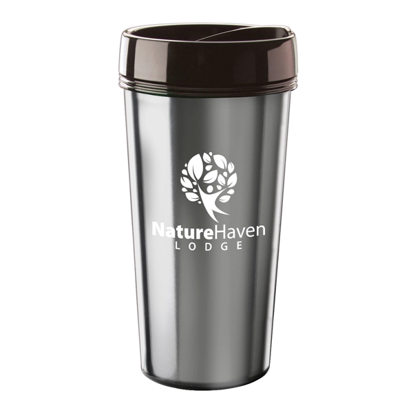 Double acrylic, insulated travel thermal, 16 oz.... from ASI 61125 Hit Promotional Products / Hit®