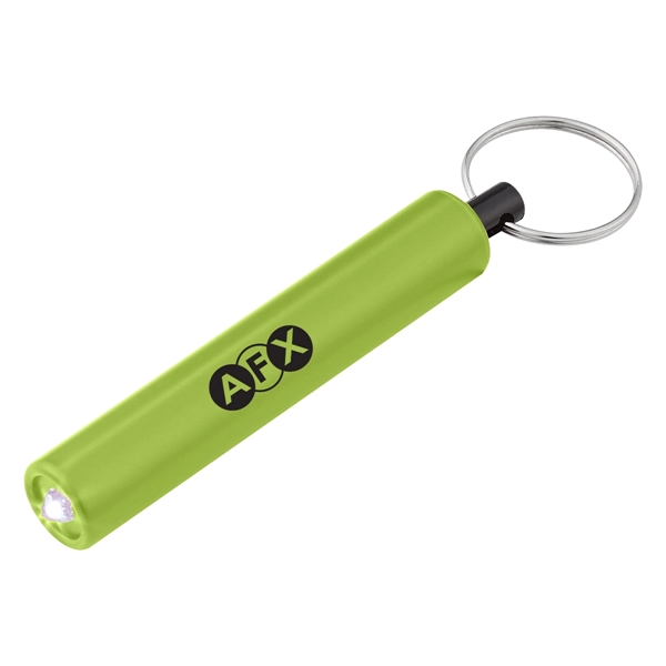 Mini LED flashlight with a split ring key tag attached.... from ASI 61125 Hit Promotional Products / Hit®
