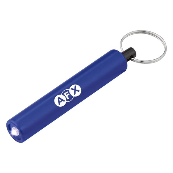 Mini LED flashlight with a split ring key tag attached.... from ASI 61125 Hit Promotional Products / Hit®