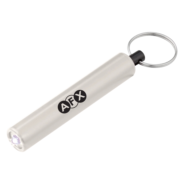 Mini LED flashlight with a split ring key tag attached.... from ASI 61125 Hit Promotional Products / Hit®