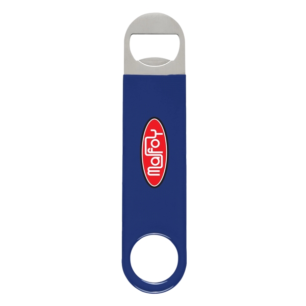 Vinyl coated stainless steel bottle opener in four available colors.... from ASI 61125 Hit Promotional Products / Hit®
