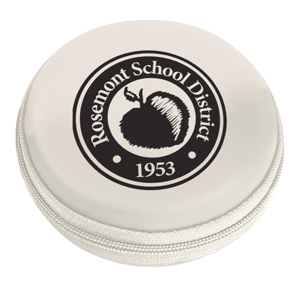 3"D rounded zippered travel case for electronic accessories and small chargers,... from ASI 61125 Hit Promotional Products / Hit®