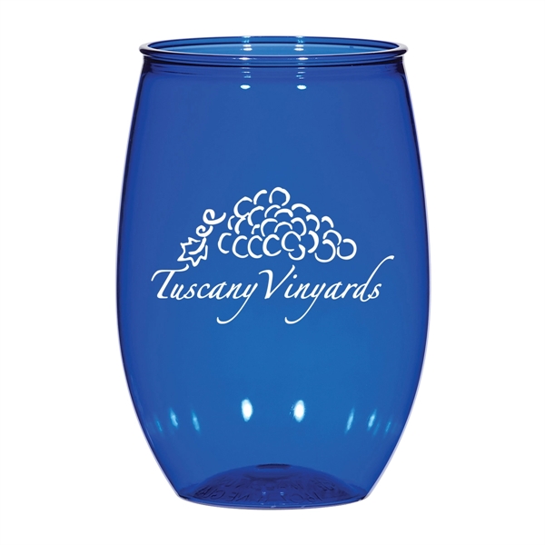 16 oz. clear stemless wine glass made in the USA of... from ASI 61125 Hit Promotional Products / Hit®