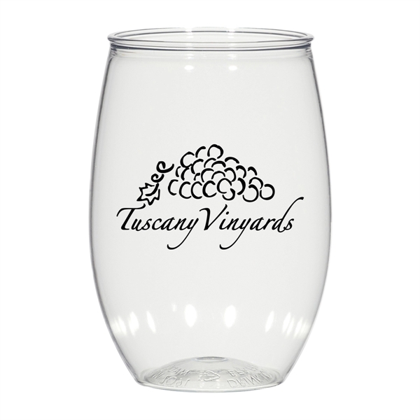16 oz. clear stemless wine glass made in the USA of... from ASI 61125 Hit Promotional Products / Hit®