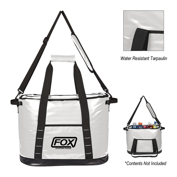 Waterproof, rugged kooler bag made of 45C tarpaulin that's resistant to... from ASI 61125 Hit Promotional Products / Hit®