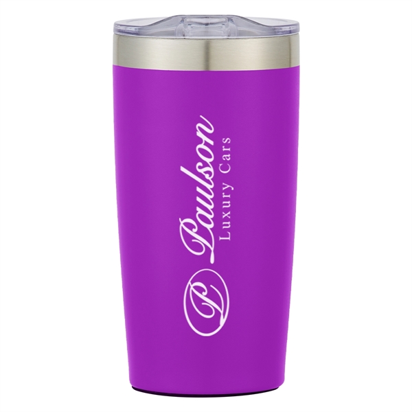 20 oz. travel mug with spill-resistant lid and double-wall insulation... from ASI 61125 Hit Promotional Products / Hit®